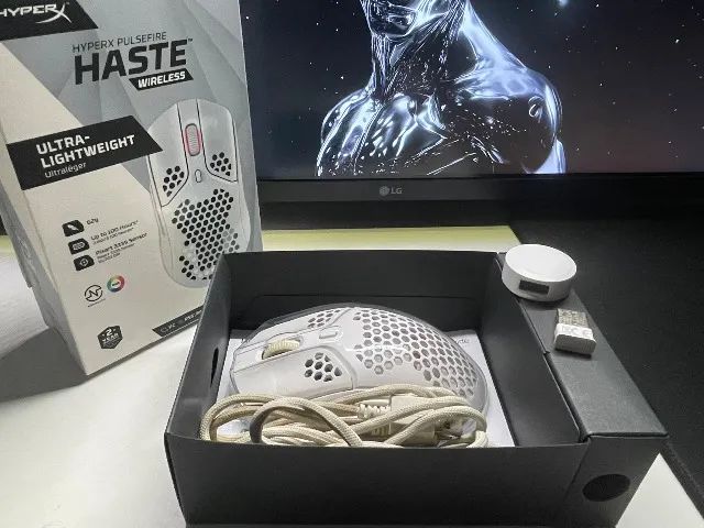 Hyperx Pulsefire Haste Wirelless Branco - Foto 3