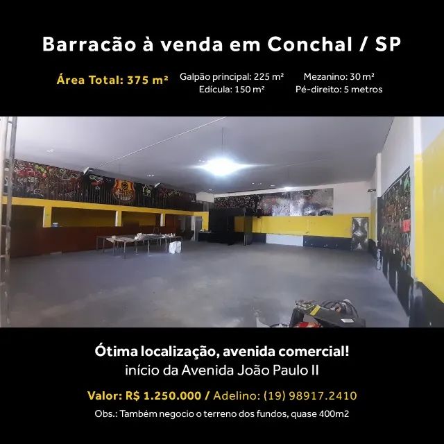 Barracão à venda em Conchal SP - Foto 2
