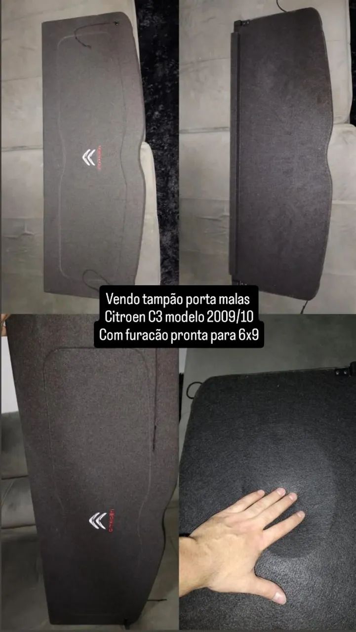 Vendo tampão porta malas Citroen C3 modelo 2009/2010 - Foto 5