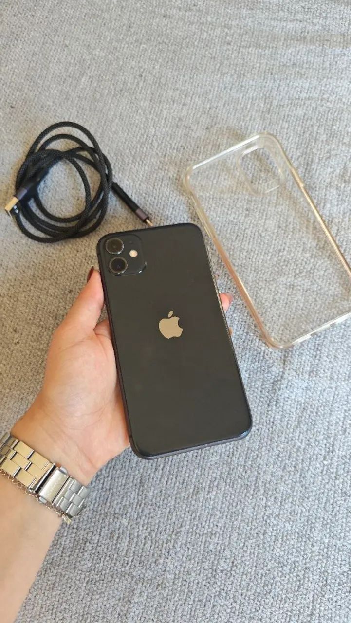 iPhone 11 preto, 128gb