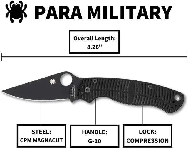 Canivete Spyderco Paramilitary 2 Salt - Magnacut - Original - Foto 5