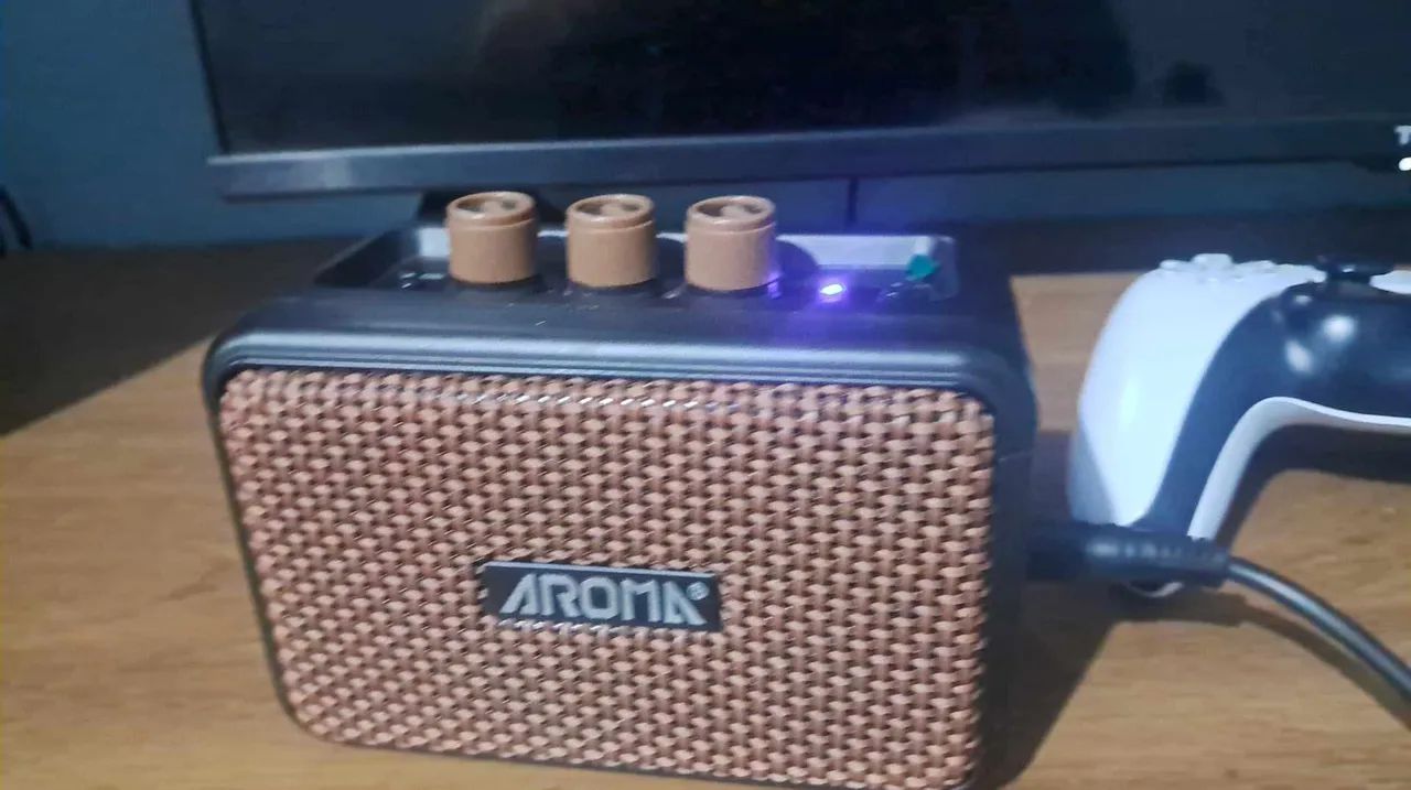 Mini amplificador de guitarra 