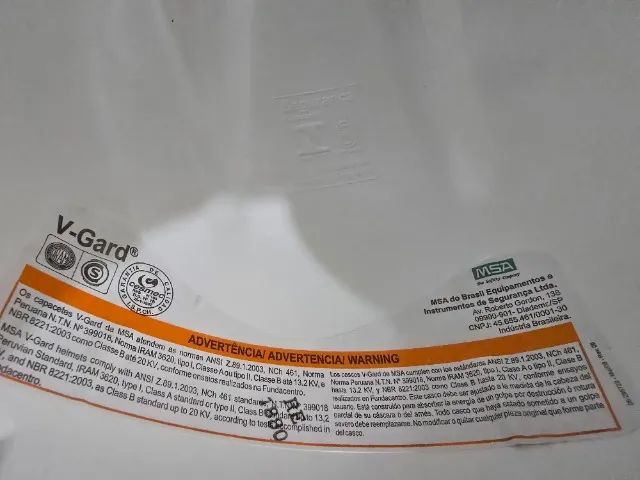 Capacetes de segurança msa sem uso com carneira, com logo - Foto 4