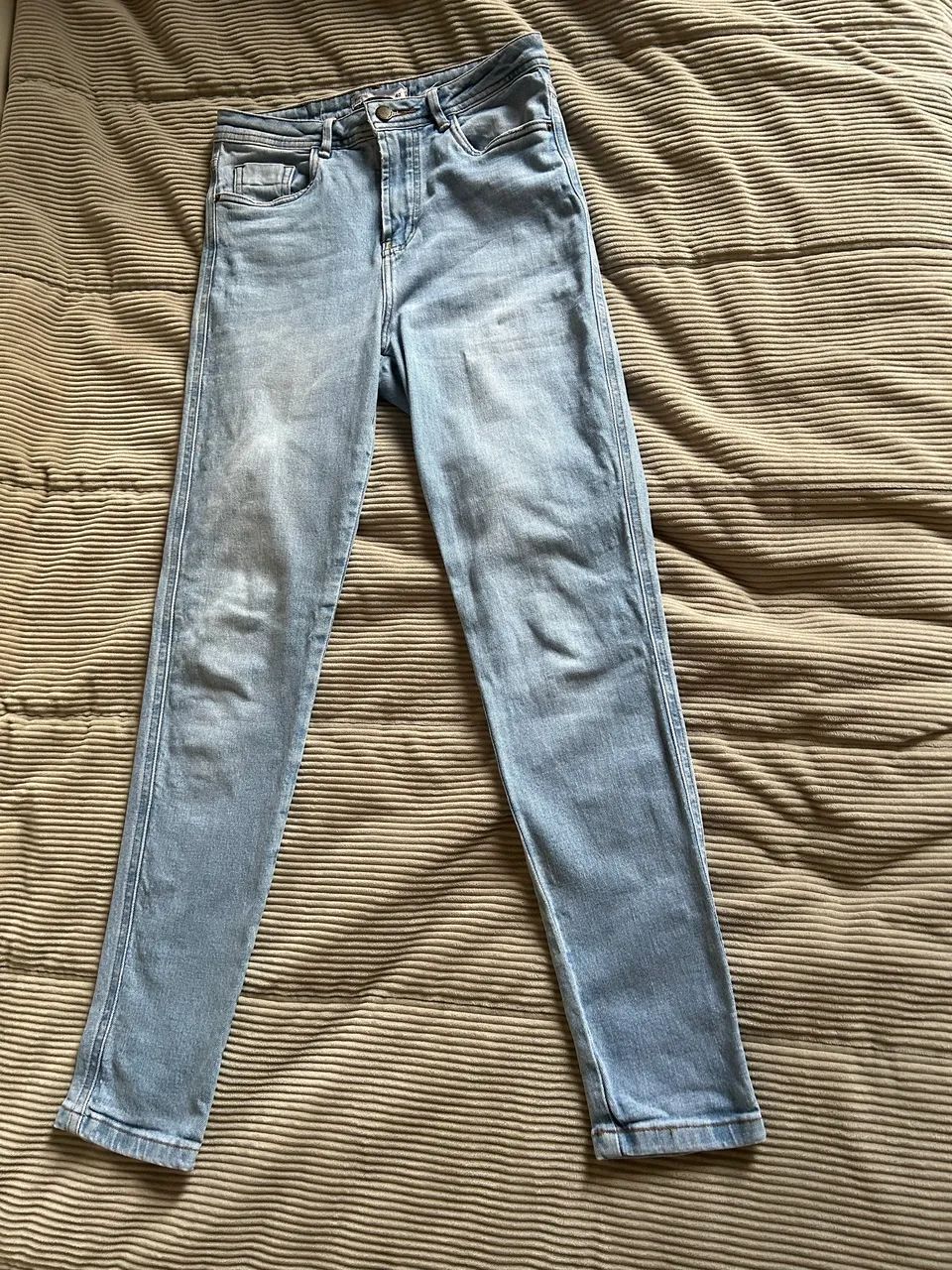 calça jeans bluesteel skinny azul claro 40 - Foto 3