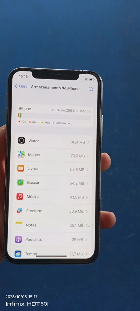 iPhone X 256gb Bateria 100%