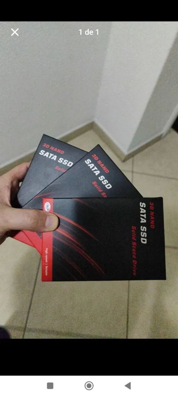 SSD 120gb novo na caixa
