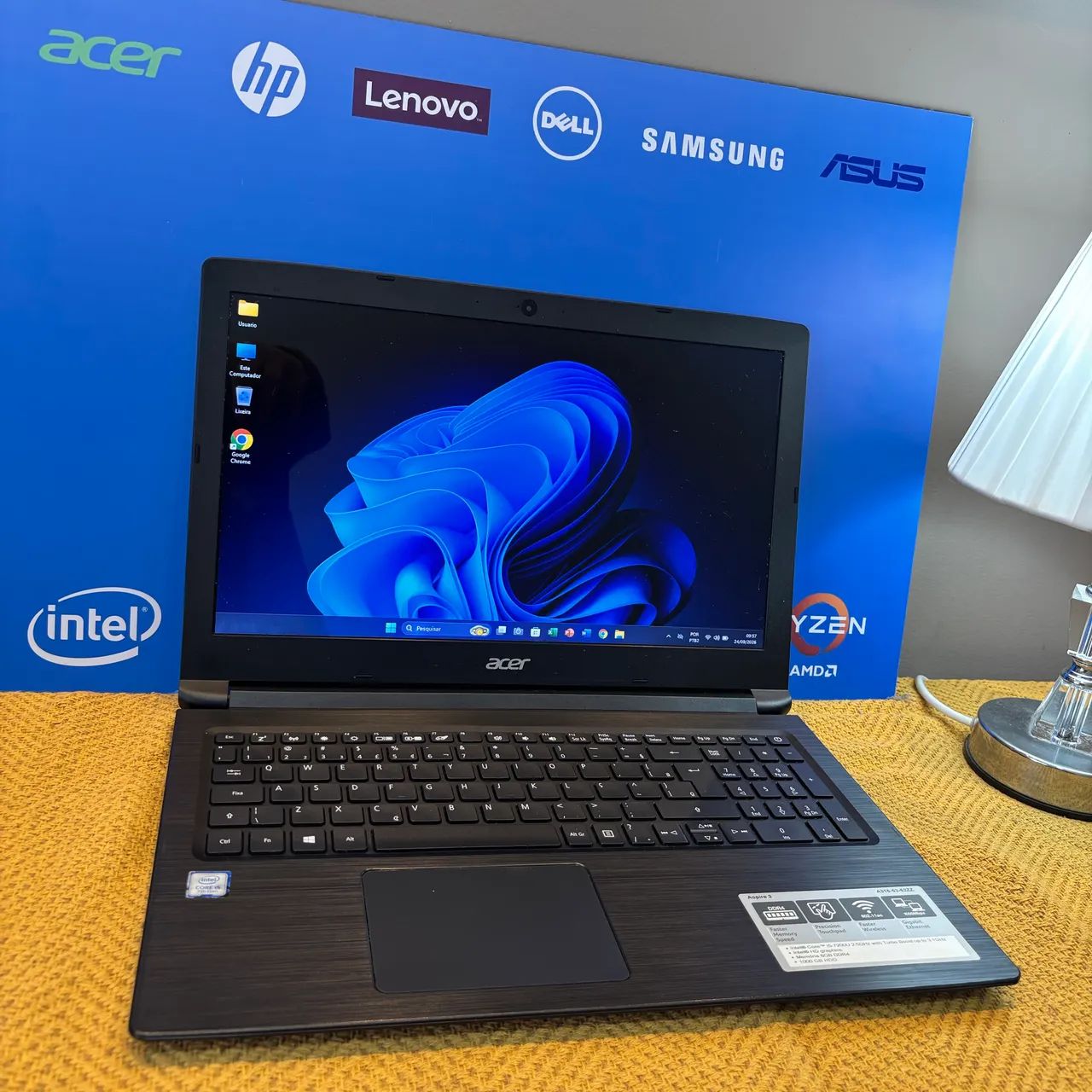 Notebook Acer i5 8º com SSD 128GB 8GB RAM - Foto 3