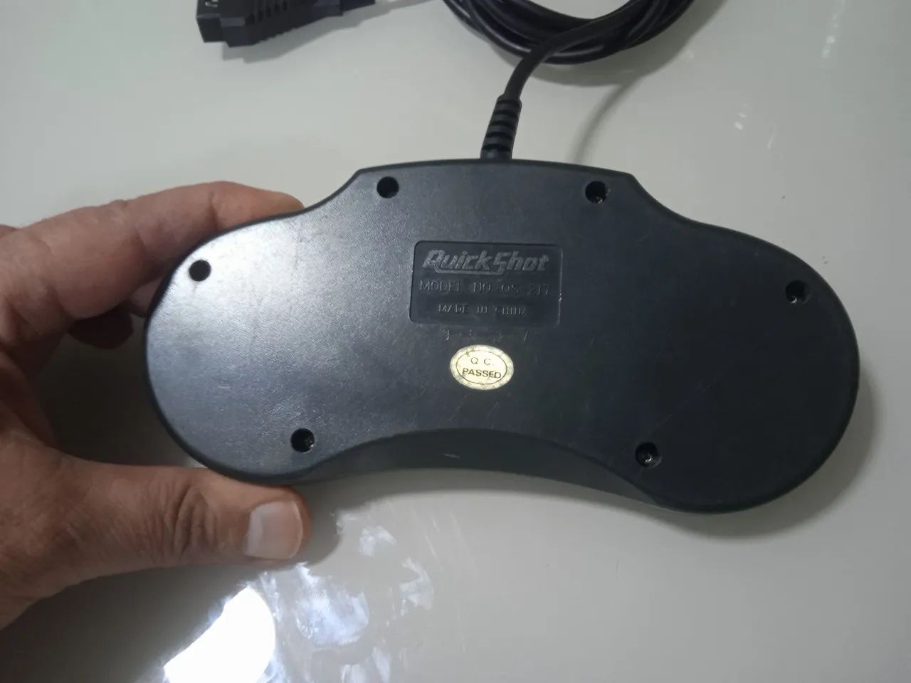 Controle antigo para PC Quick Shot Command Pad modelo QS-217 no estado - Foto 4