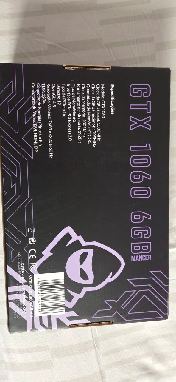 GPU - Placa de Vídeo - Nvidia 1060 6GB - Perfeito estado. - Foto 2