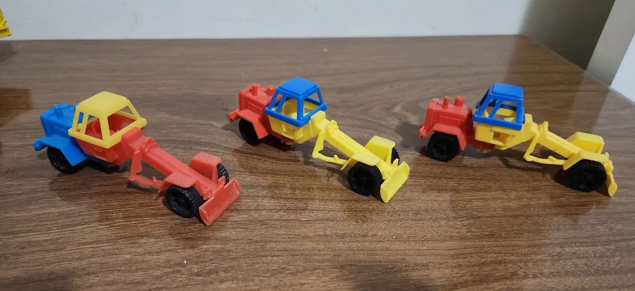 Carrinho Miniatura Motoniveladora Big Frota Mitroplast 