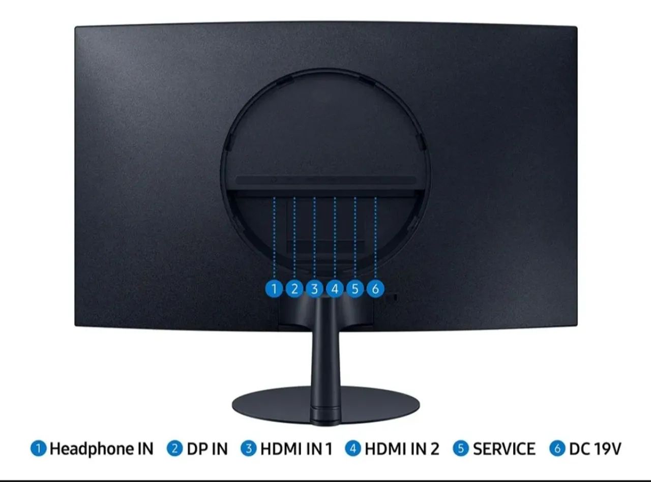 Monitor Samsung 32 curverd com Audio integrado  - Foto 2