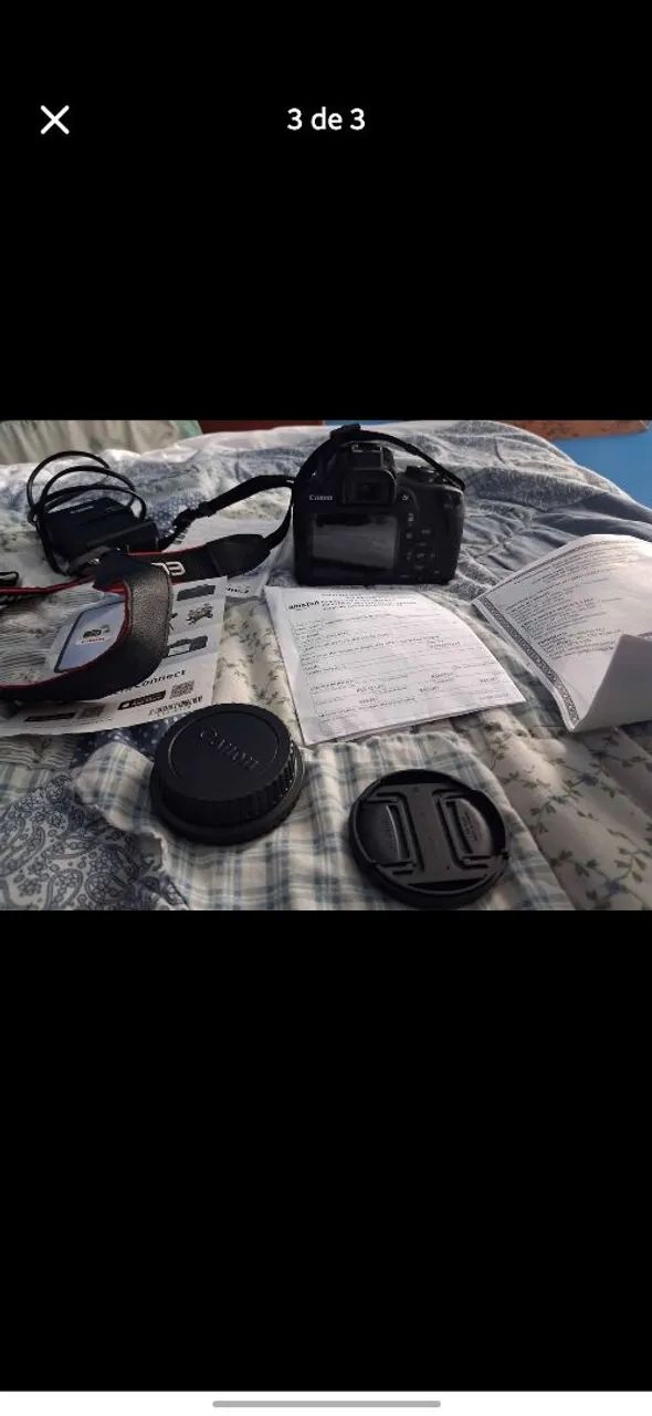 CANON NOVA COM NOTA FISCAL CANON EOS REBEL T7