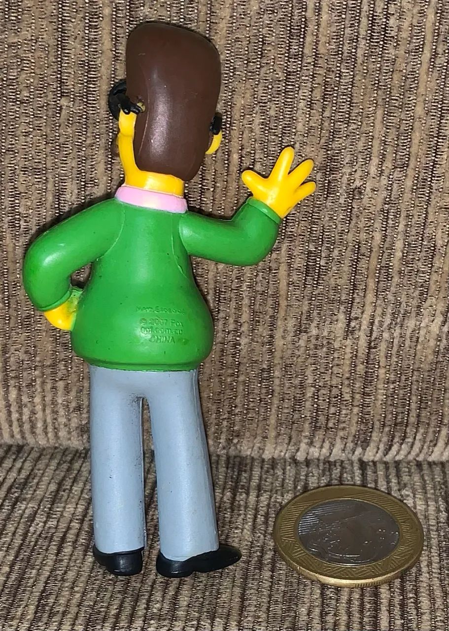 Boneco Ned Flanders The Simpsons 2007 Mundo de Springfield Matt Groening - Foto 3