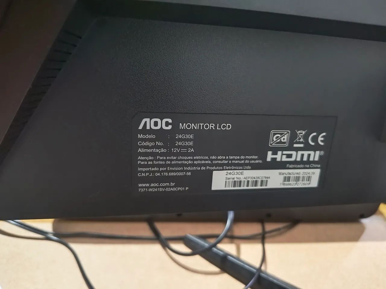 Monitor AOC2430E