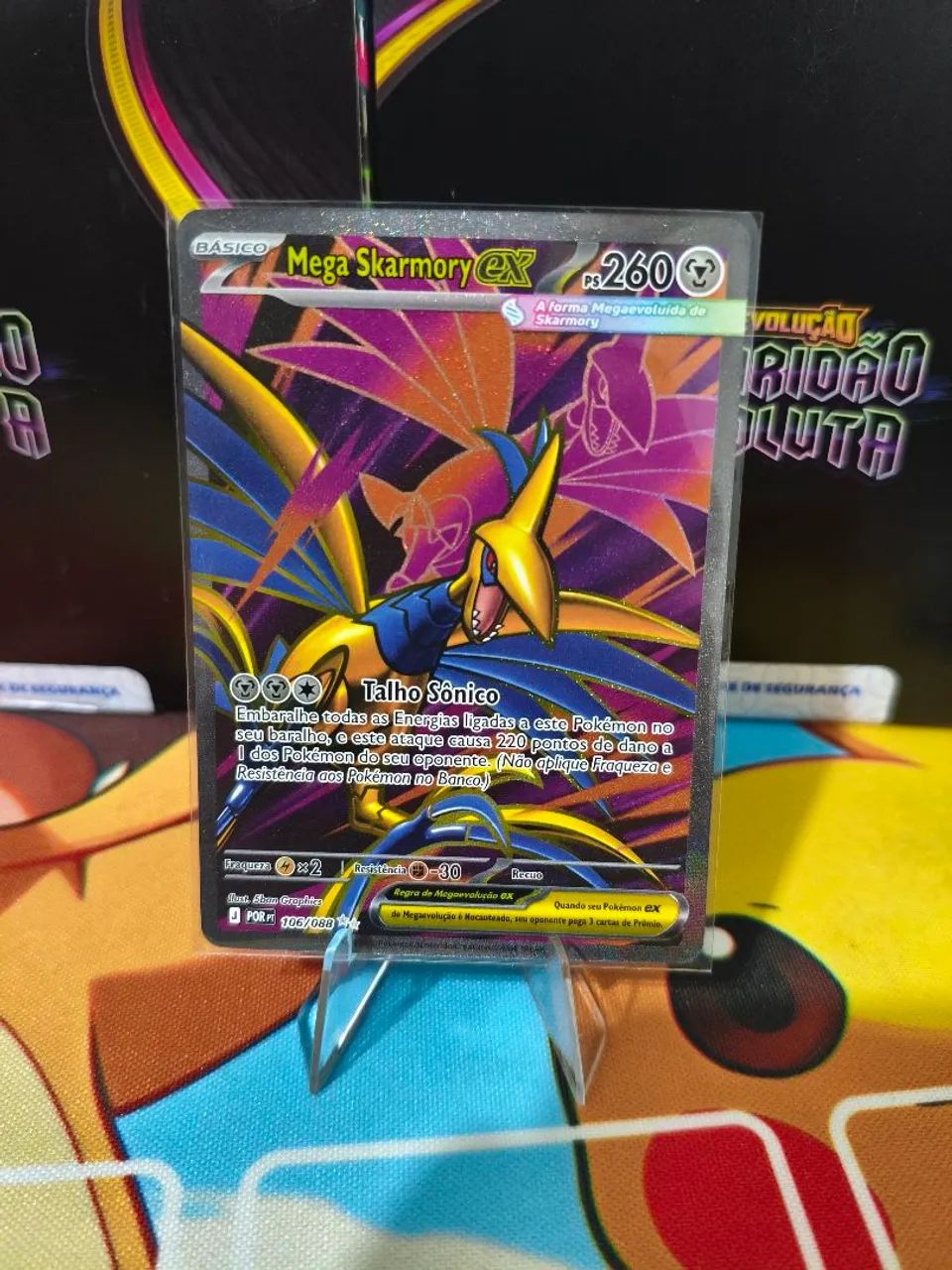 Mega Skamory ex (106/088) Carta Pokemon TCG