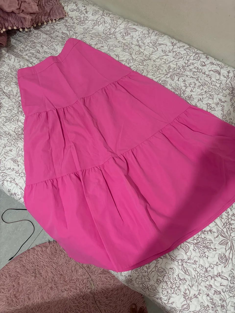 Saia três marias rosa 