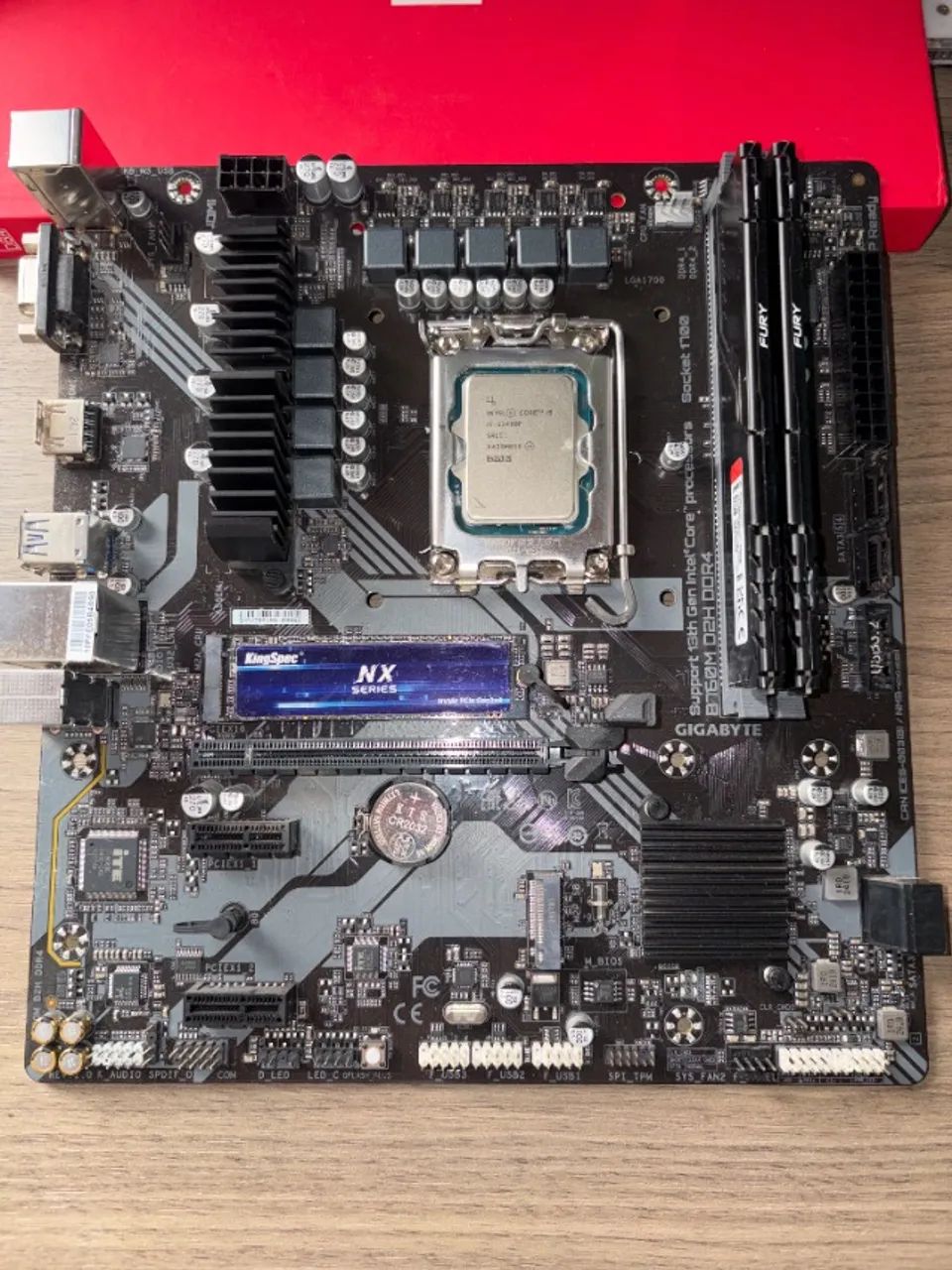 Kit upgrade i5 12400F - 2x16gb DDR4 - B760M - NVME 500gb