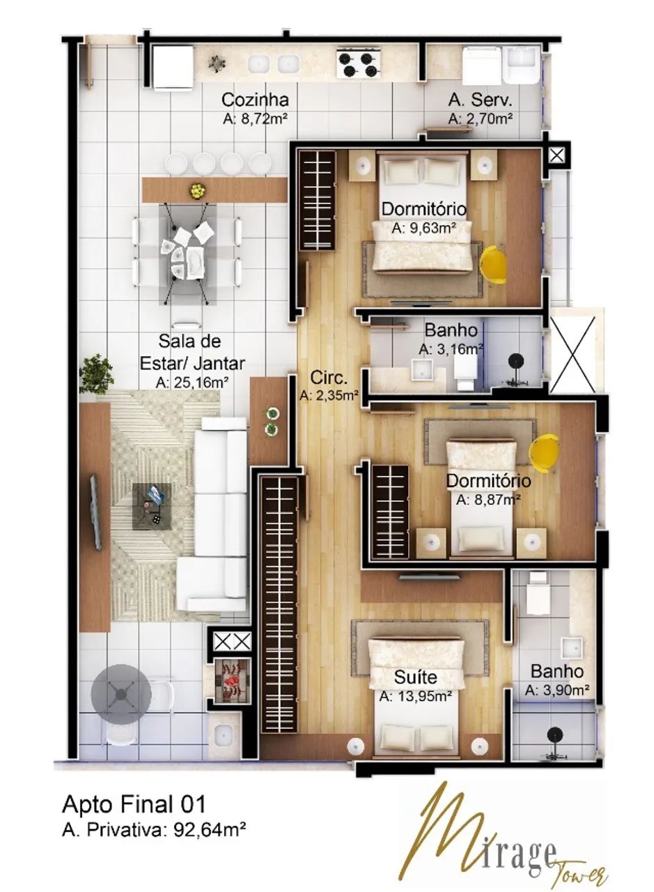 Apartamento Centro Lages - Foto 2