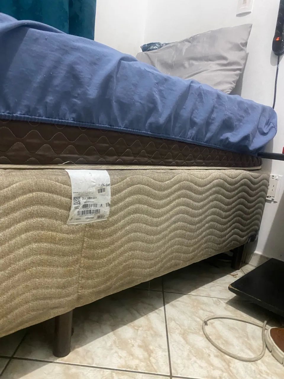 Cama box solteiro (pouco tempo de uso)  - Foto 3