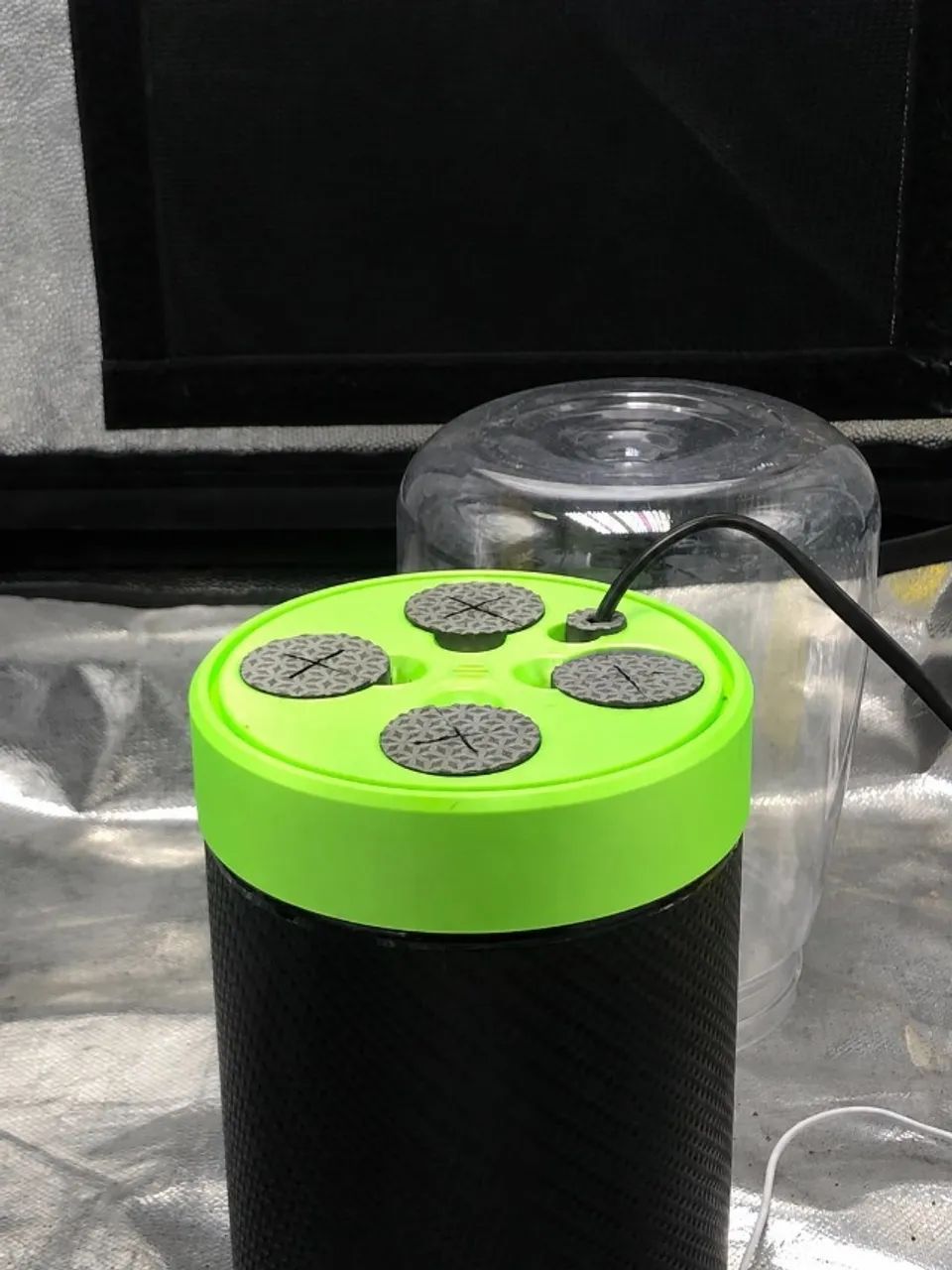 Mini Aero Clonadora 4 mudas - Armariogrow