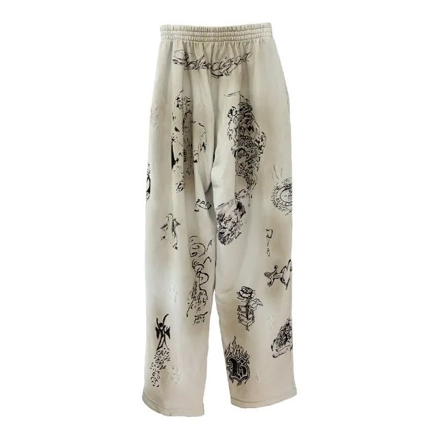 Calça Balenciaga Tatto Moletom - Foto 2