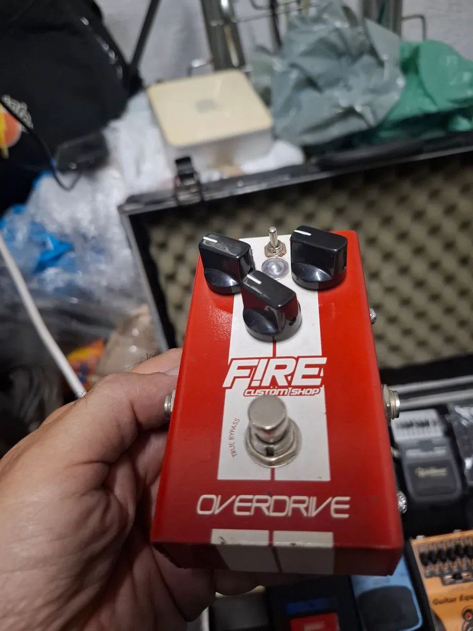 Pedal Overdrive Fire Custom Shop novíssimo.  - Foto 2