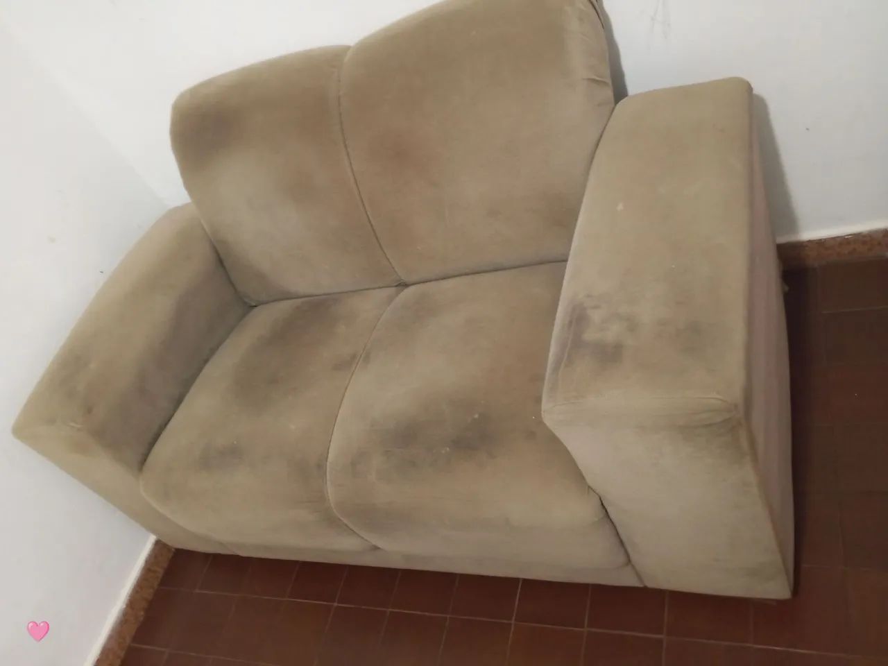 Jogo de Sofá 2 e 3 Lugares em Suede - Foto 4