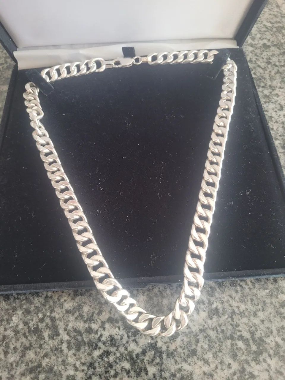Corrente de Prata 925 Legítima - Elo Grumet - 60g - Foto 2