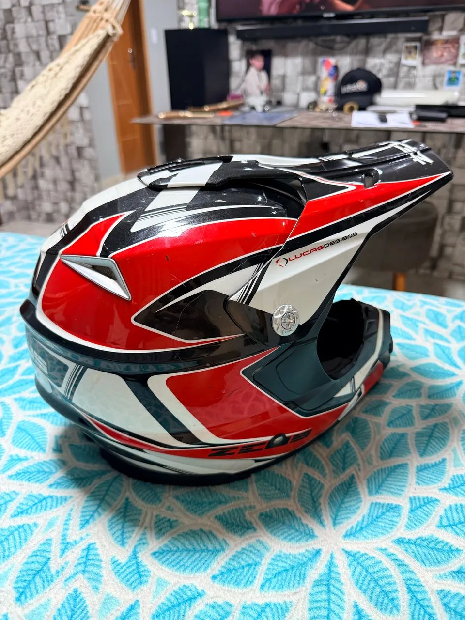 Capacete Zeus 58T Zs-951 Motocross Trilha As W F Ox - Peças para