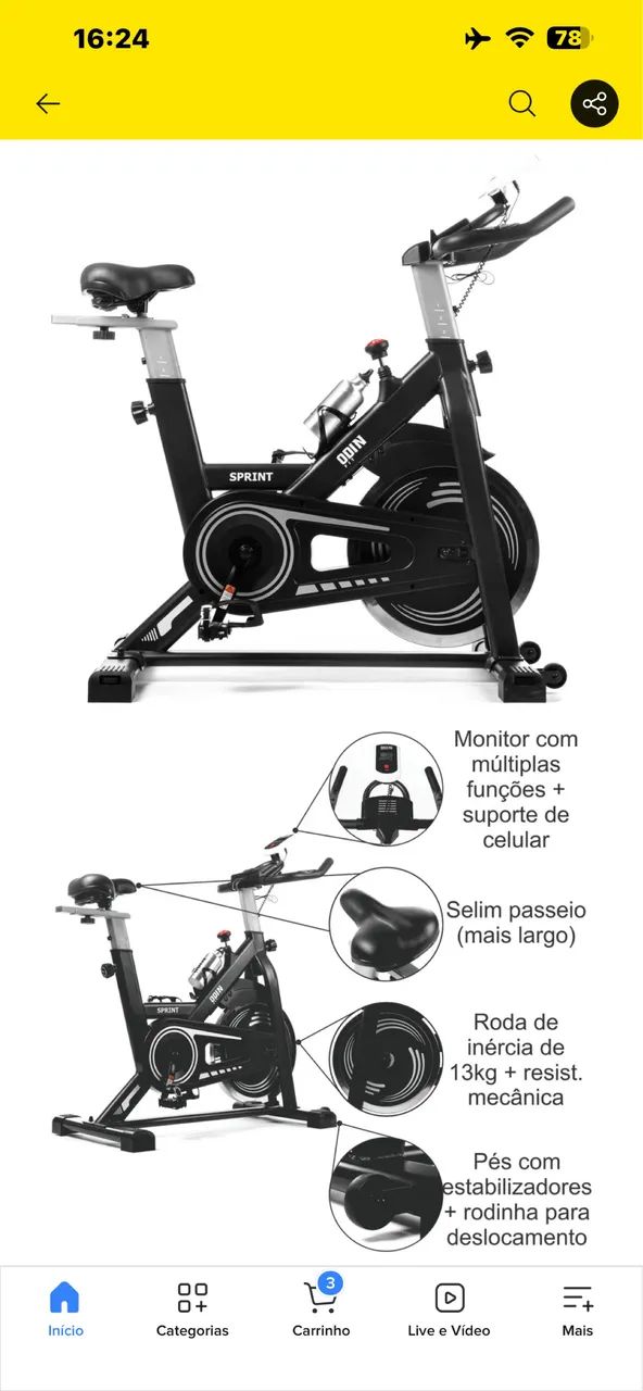 Bike ergométrica ODIN - Foto 3