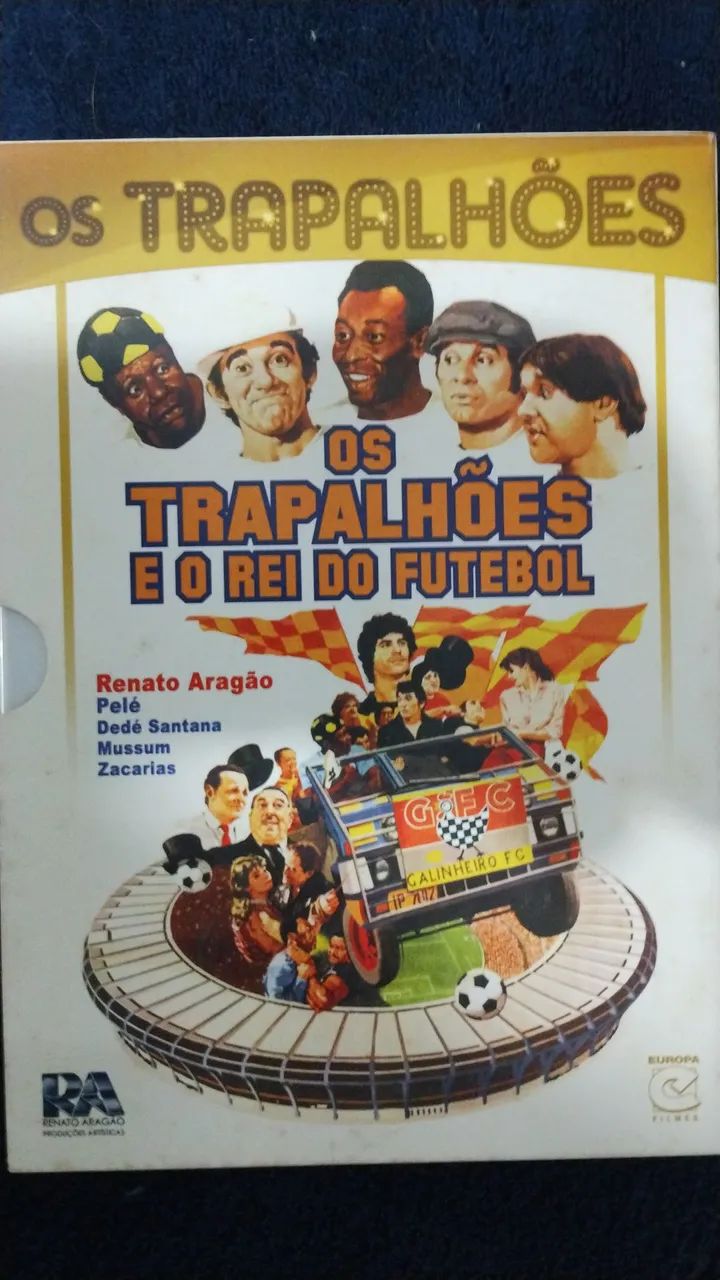 DVD do Filme Os Trapalhões e o rei do futebol 