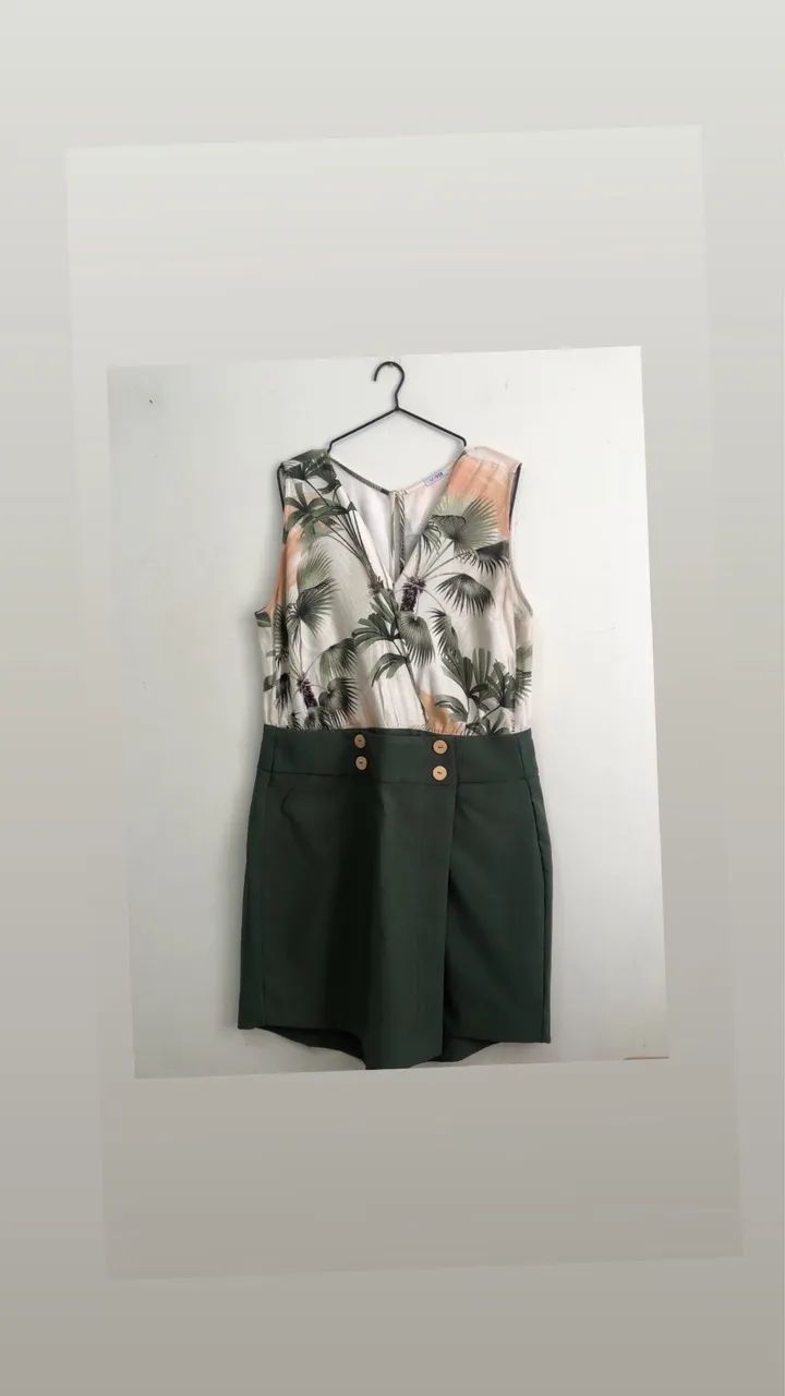 Vestido com short tamanho G