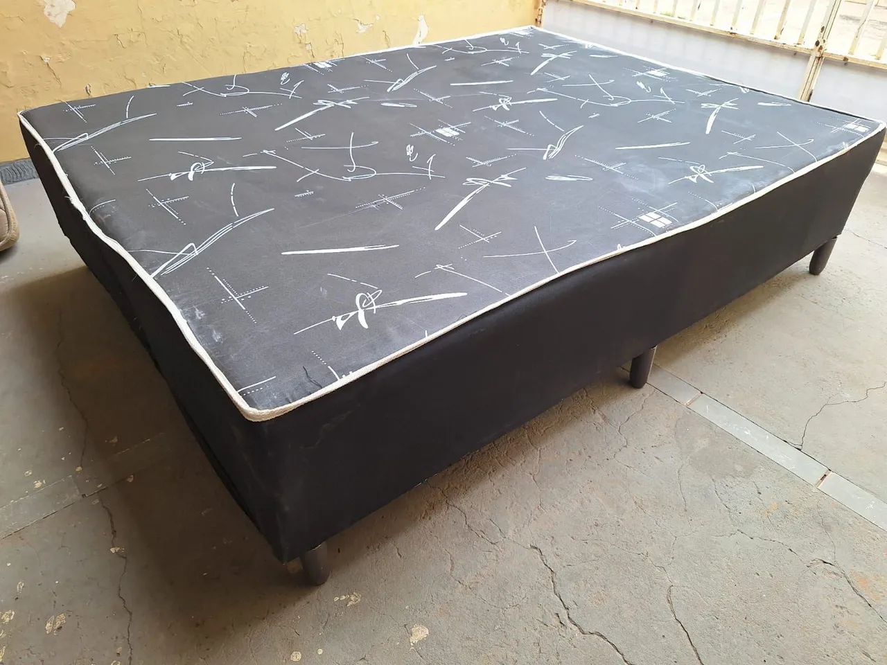 Cama box de casal com colchão  de espuma  - Foto 5