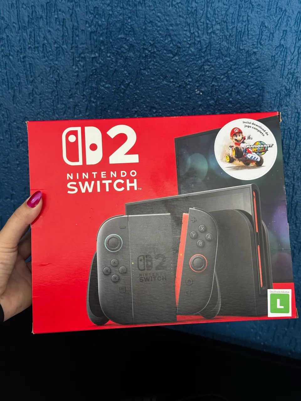 Console Nintendo Switch 2 com jogo - Foto 2