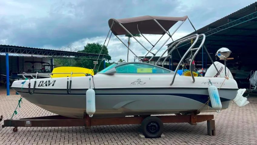 LANCHA SEACREST 215 ANO 2009 PROA ABERTA IMPECAVEL 