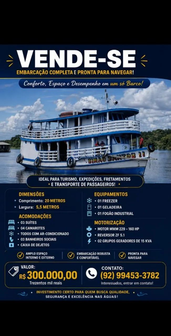 Barco de linha  - Foto 2