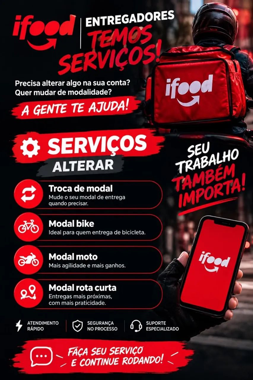 Troca de Modal 