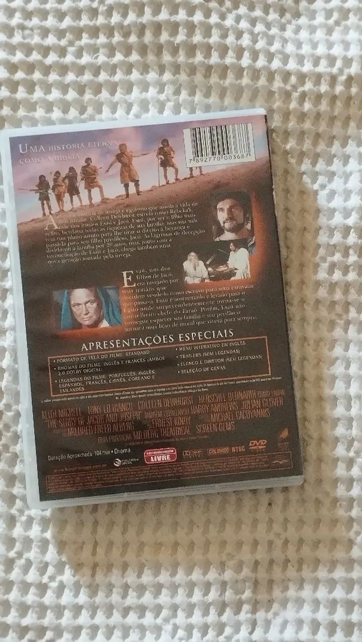DVD original " A história de José e Jacó" - Foto 2