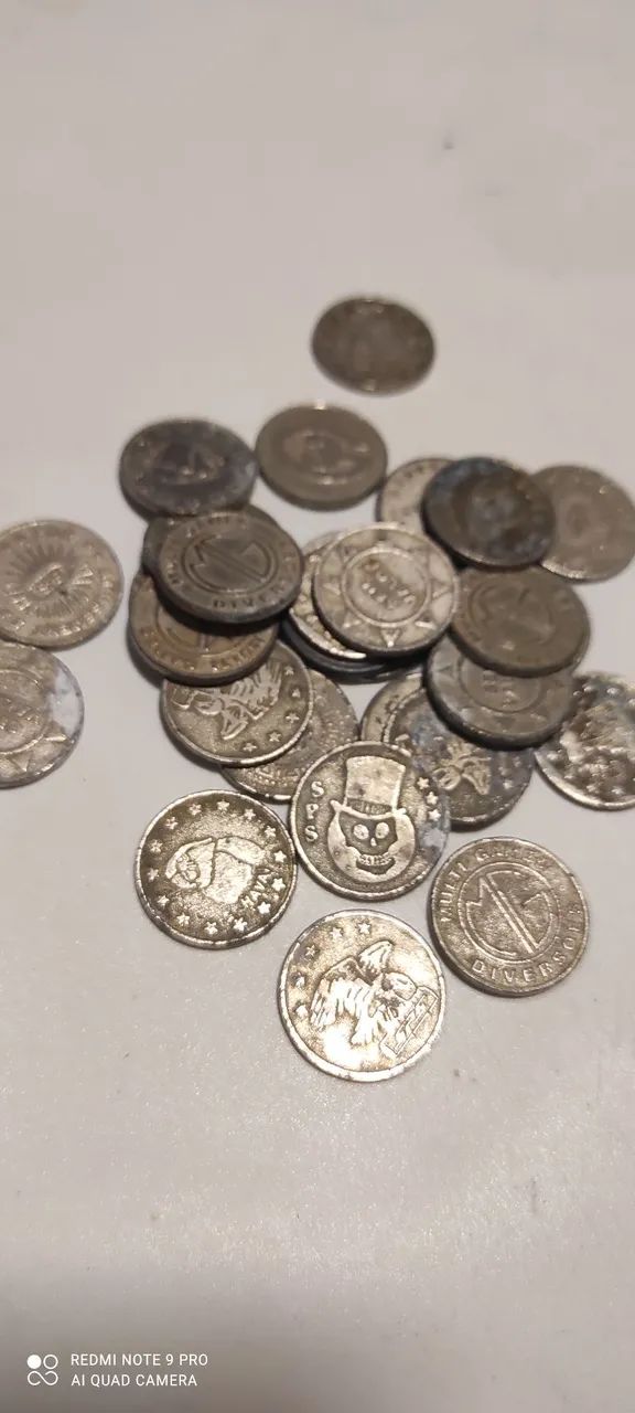 Fichinhas antigas? Para coleção,de fliperama? - Foto 5