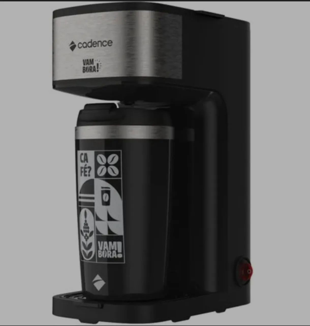 Cafeteira Cadence Nova Com Copo Térmico