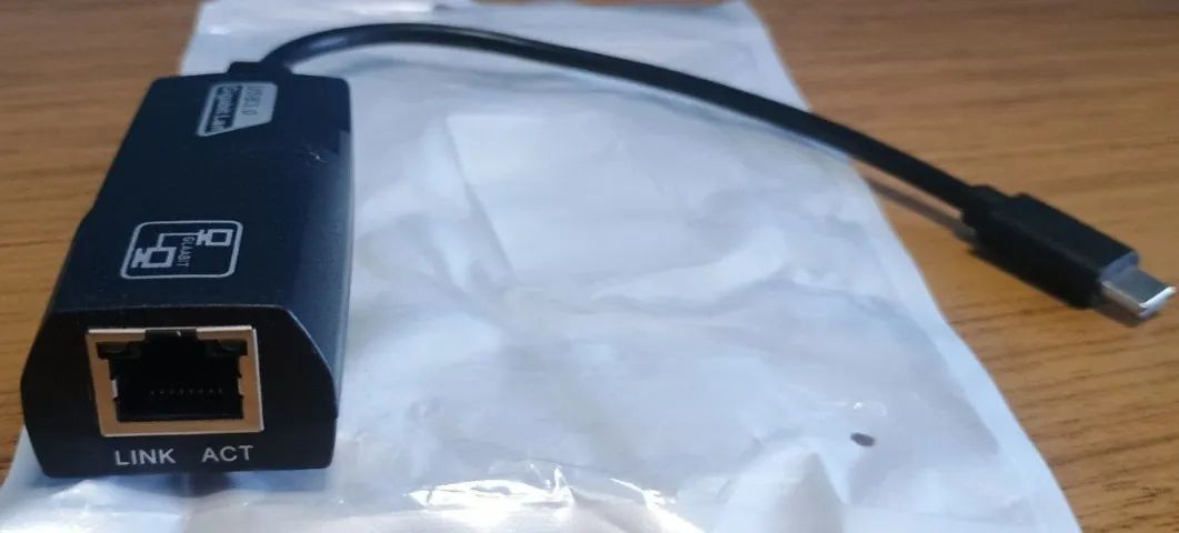 Adaptador Tipo C RJ45 GIGABIT - Foto 2