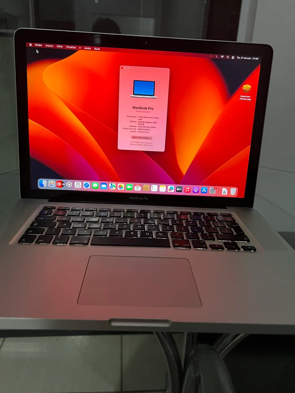 macbook pro 2011 i7