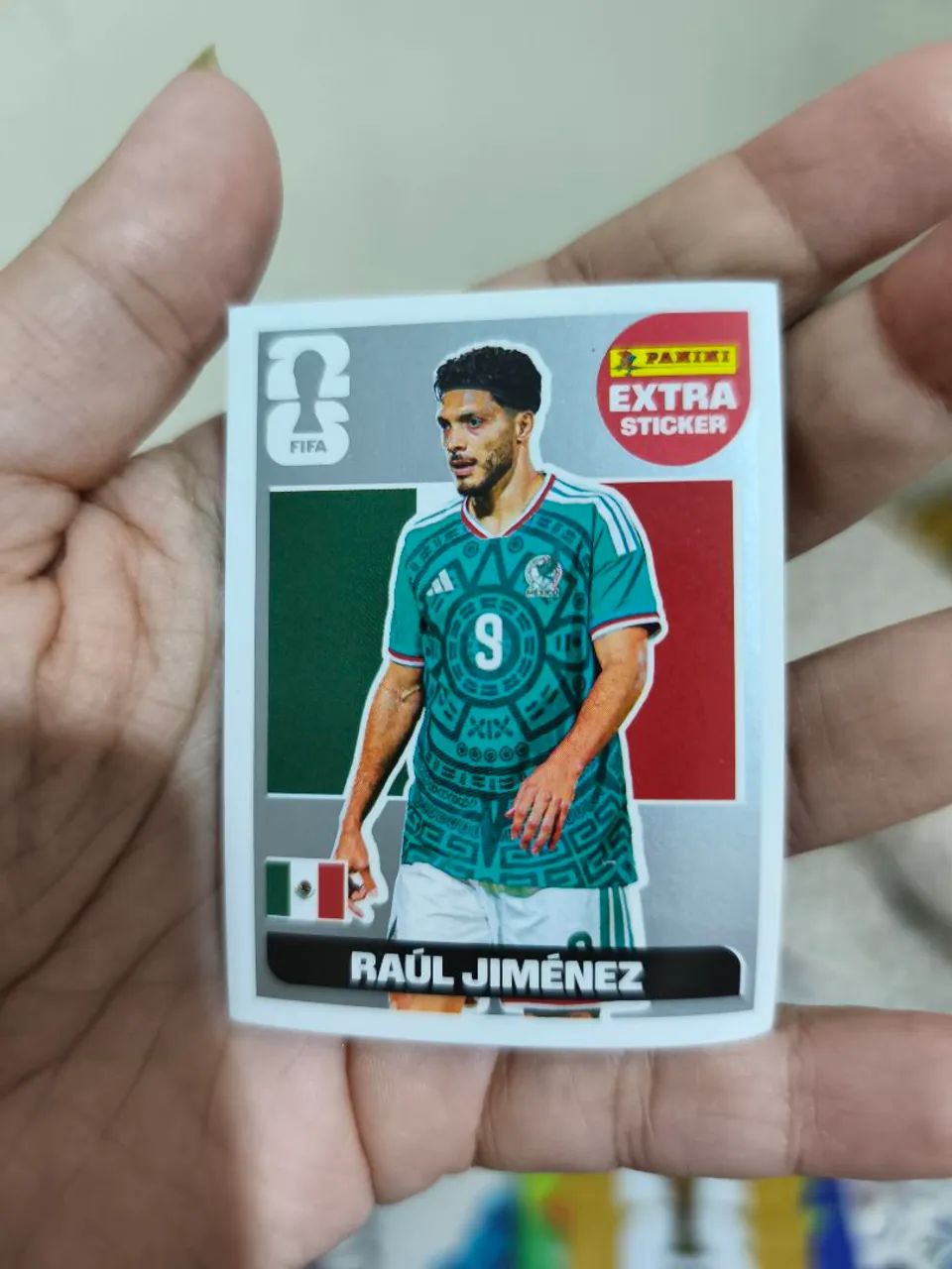 Figunhas Raúl Jimenez e Messi originais Copa 2026