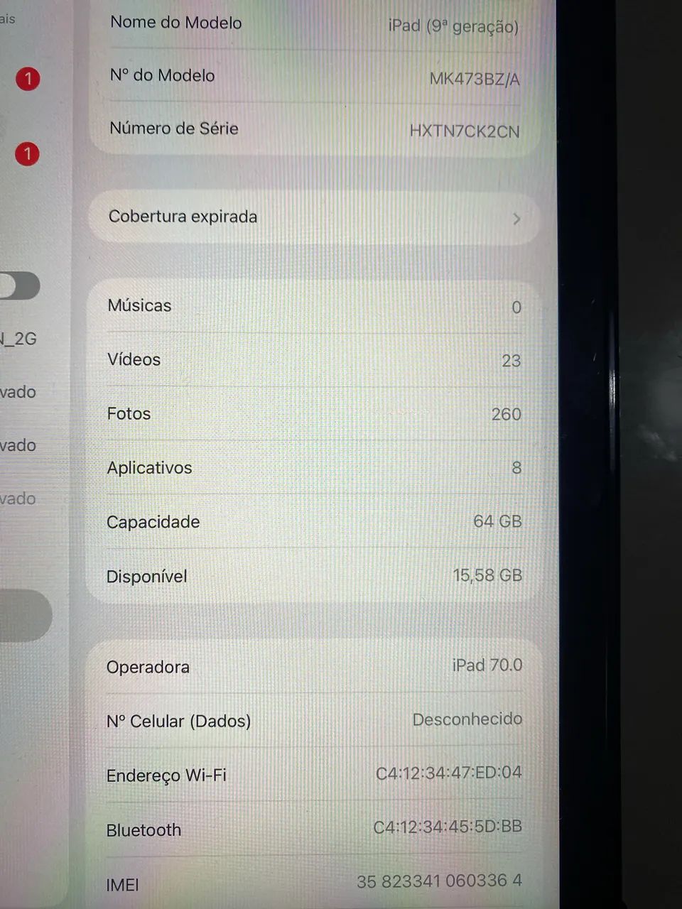 iPad 64g, capa, película, caneta  - Foto 3