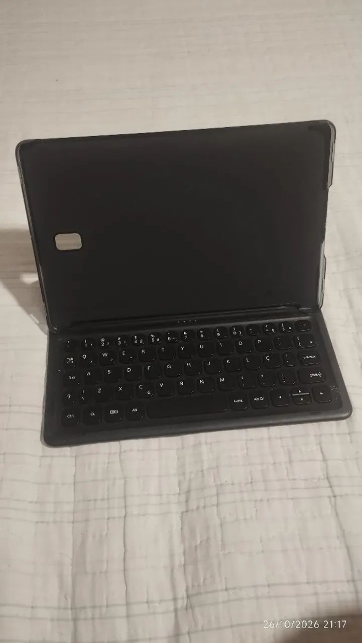 Capa com teclado da Samsung 