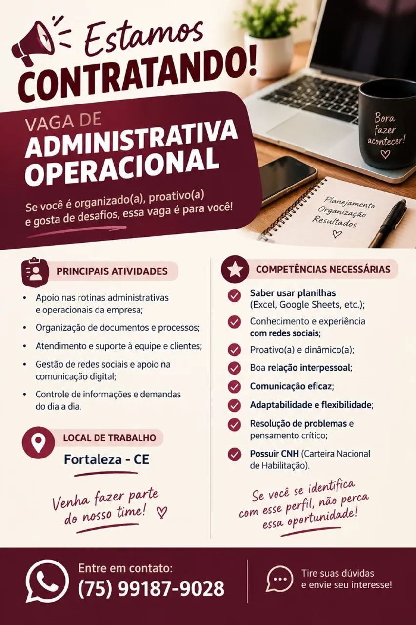 VAGA DE EMPREGO
