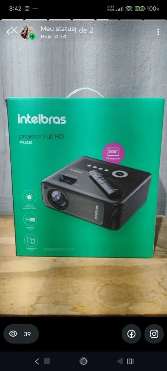 Vendo ou troco projetor  - Foto 5