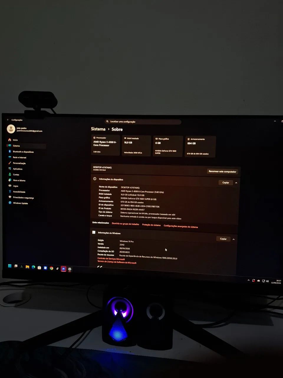 Vendo ou troco PC gamer completo,3 meses de uso - Foto 4