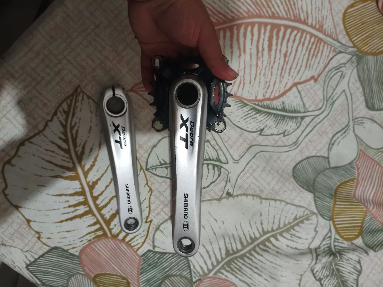 Pedivela deore XT edição cromada  - Foto 4
