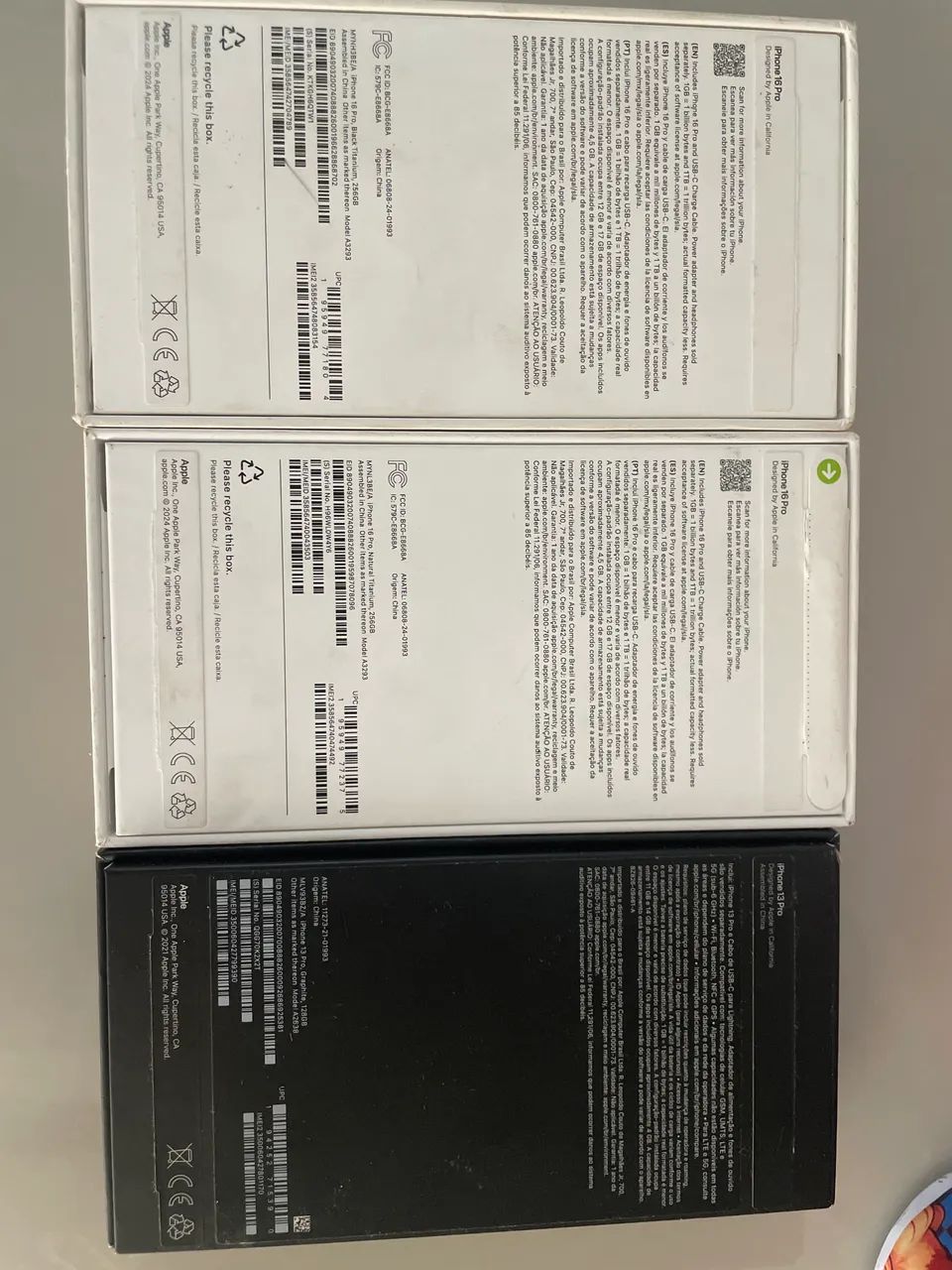 Caixa de iPhone 16 pro e 13 pro - Foto 2